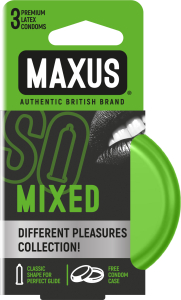 Презервативы набор MAXUS Mixed №3 ж/к