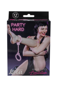 Силиконовые поножи Party Hard Limitation Pink 1168-03lola