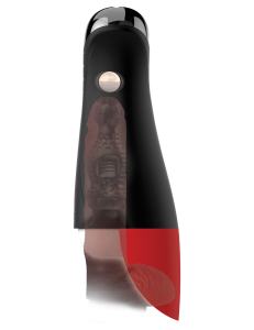 Мастурбатор в колбе с вибрацией Fuck-O-Matic Pro XL Pipedream RD55420PD