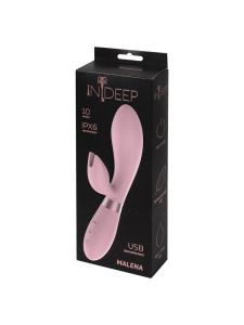 Перезаряжаемый вибратор Indeep Malena Pink 7701-05indeep