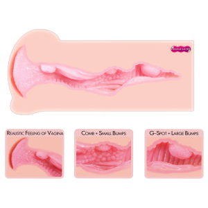 Мастурбатор Haru DL двойной слой телесный TPR KOKOS M04-001-006D