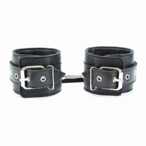 Наручники из кожи с пряжкой 6 см 51007ars