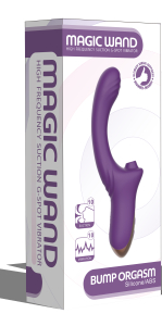 Вагинально-клиторальный вибратор Secwell SW3044-purple