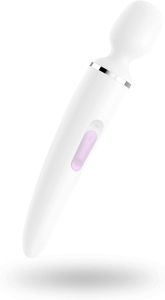 Вибромассажер Satisfyer Wand-er Woman (White/Chrome) 001227SA