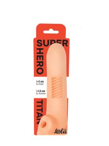 Фаллоудлинитель Super Hero Titan Beige 7018-01lola