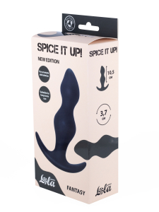 Анальная пробка Spice it up Fantasy Dark Grey 8006-02lola