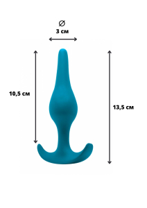 Анальная пробка Spice it up Smooth Aquamarine 8008-03Lola