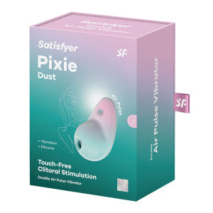 Вакуумный массажер Satisfyer Pixie Dust мятно-розовый 049724SA