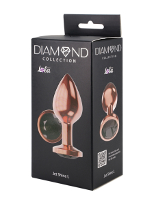 Анальная Пробка Diamond Jet Shine L Розовое Золото 4022-02lola