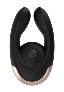 Клиторальный стимулятор Dual Motor Clitoral Stimulator Fancy Black SH-ELE006BLK