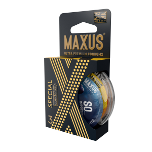 Презервативы точечно-ребристые MAXUS AIR Special №3 п/к 6082mx
