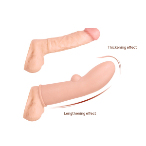 Насадка на пенис Extreme Sleeve с бугорком TPR телесная KOKOS ES-001-M