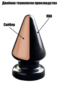 Анальная пробка MAGNUM1 black 420000ru