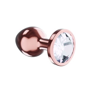 Анальная Пробка Diamond Moonstone Shine S Розовое Золото 4021-01lola