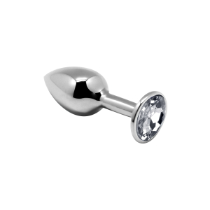 Анальная пробка Mini Metal Butt Plug Anal Pleasure White S 70087AL