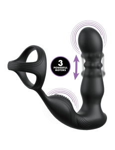 Стимулятор простаты с вибрацией Anal Fantasy Elite Ass-gasm Slide & Glide - Black Pipedream 479523PD