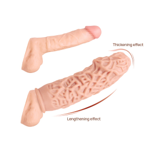 Насадка Extreme Sleeve ES.012 рельефная TPR размер M KOKOS ES-012-M