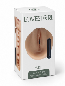 Вагина-мастурбатор LOVESTORE Wish с вибро-пулей CLSR002F