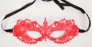 Маска Загадка ночи красная 47304-1-MM