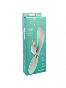 Перезаряжаемый вибратор Indeep PRO Theona White 7707-01indeep