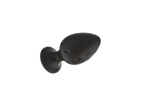 Силиконовая анальная пробка черная S (5.8*2.8cm) 3304-01