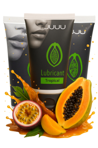 Сет съедобных лубрикантов JUJU Тропические фрукты, 3х50ml 639JU