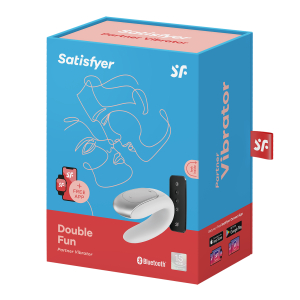 Виброcтимулятор Satisfyer Double Fun Connect App white 002453SA