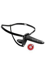 Страпон FF DOUBLE PENETRIX STRAP ON BLACK 392502PD