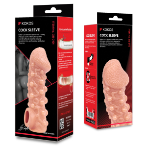 Насадка Cock Sleeve Large телесная TPE KOKOS CS-010-L