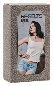 Чокер со шнуровкой Berra Black 7711rebelts