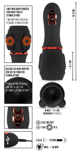 Мастурбатор для головки с 2 моторами 551970ON