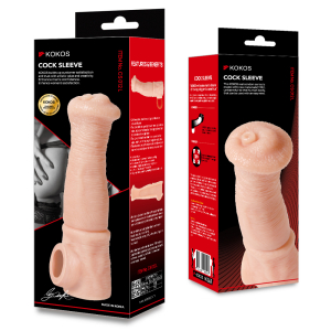 Насадка с крупной головкой телесная TPE KOKOS CS-012-L