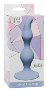 Анальная пробка Curved Anal Plug Blue 4105-02Lola