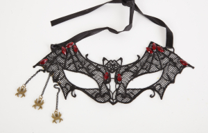 Маска летучая мышь с цепочками 47319-MM