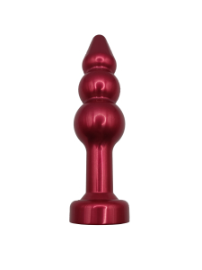 Пробка металл фигурная елочка красная с красным стразом 11,2х2,9см 47431-2MM