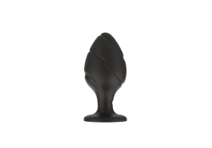 Силиконовая анальная пробка черная S (5.8*2.8cm) 3305-01