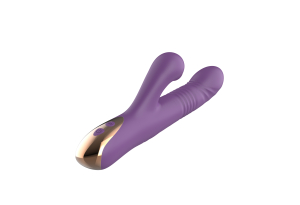 Силиконовый вибратор с возвратно-поступательной стимуляцией SW24126-purple