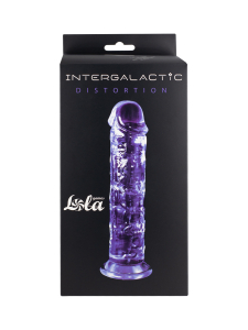 Прозрачный дилдо Intergalactic Distortion Purple 7081-02lola
