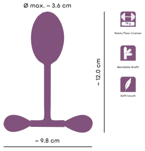 Вагинальный тренажёр с подвижными грузиками 5004896ON