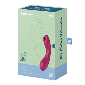 Вакуумный массажер Satisfyer Curvy Trinity 1 red 036496SA