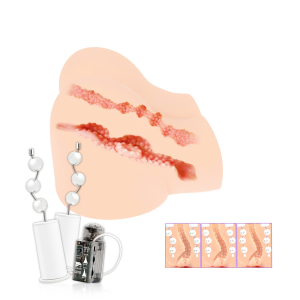 Мастурбатор Olivia Say полуторс телесный TPR с вибрацией KOKOS M03-003-01V