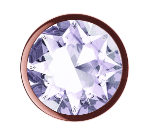Анальная Пробка Diamond Moonstone Shine L Розовое Золото 4021-02lola