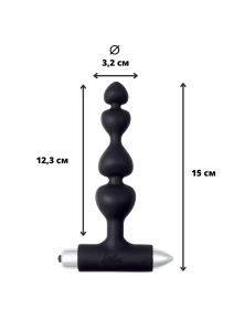 Анальная пробка с вибрацией Spice it up New Edition Excellence Black 8016-01lola