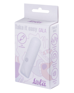 Перезаряжаемая вибропуля Take it Easy Gala White 9024-01lola