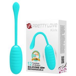 Виброяицо Pretty Love Kirk голубое BI-014654