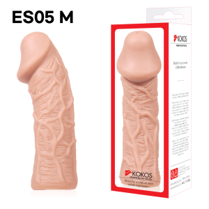 Насадка реалистичная Extreme Sleeve телесная TPR KOKOS ES-005-M