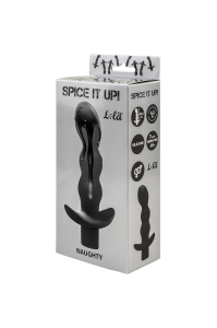 Анальная пробка с вибрацией Spice it up Naughty Black 8012-01Lola