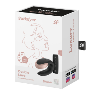 Виброcтимулятор Satisfyer Double Love Connect App black 001722SA