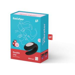 Вибромассажер для Пары Satisfyer Double Joy Black 002392SA