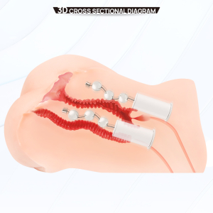 Мастурбатор Hanna 001 двойной слой вибрация телесный KOKOS M01-003-11DV